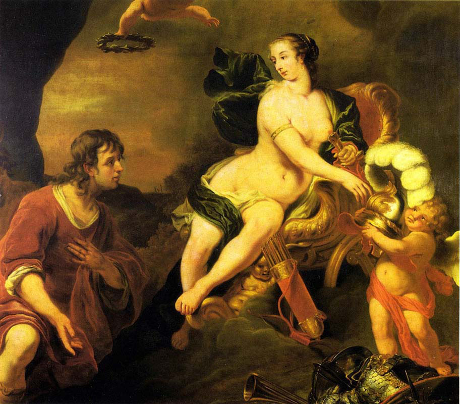 Venus Presenting Aeneas with Armour from Vulcano's Smithy